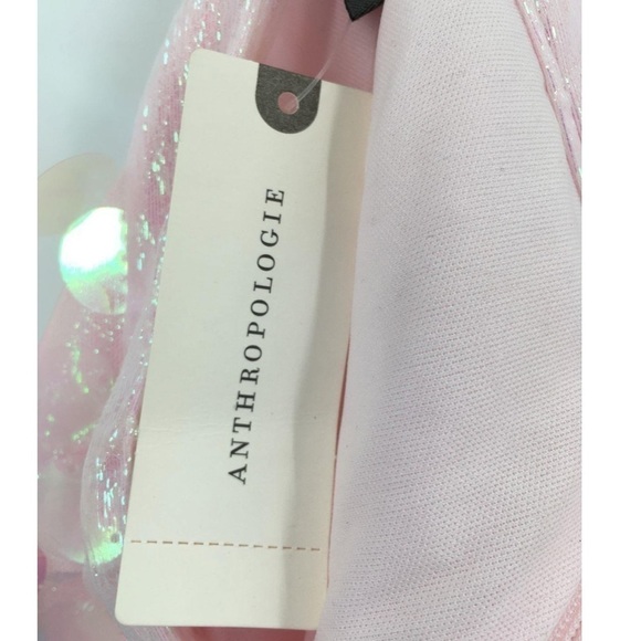 Eva Franco sold at Anthropology adorable pink chunky sequin skirt Brand NEW! - Picture 12 of 12